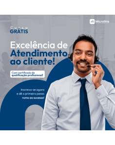 CURSO GRÁTIS - Curso Excelência de Atendimento ao Cliente